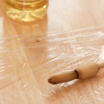 Greasing cling film