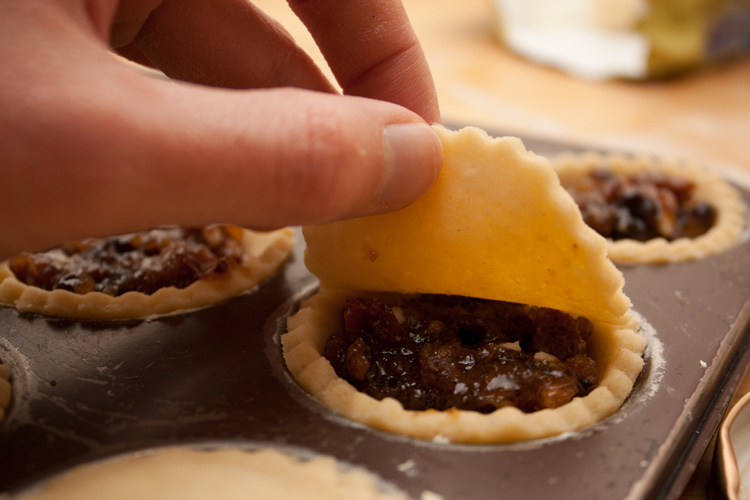 Adding lid to a mince pie Cake and Cookie Recipes