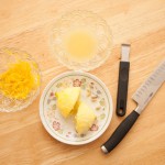 Lemon juice and zest for making home-made lemon curd